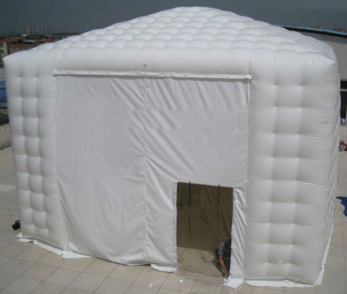 portable inflatable cube workstation
