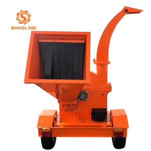 120mm Wood Chipper Machine 15hp Disc Gasoline Engine 4.7inch