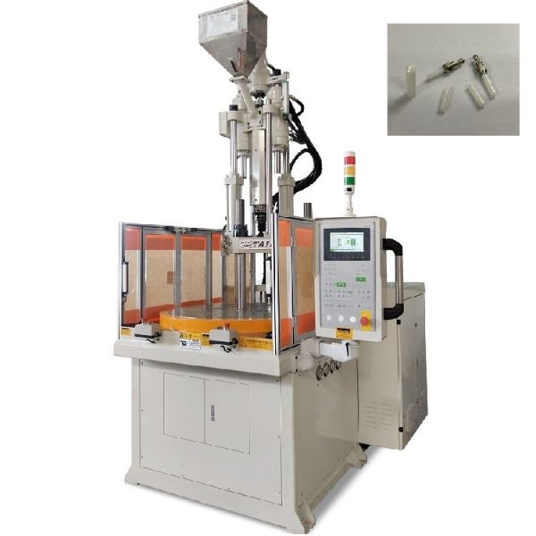 55 Ton Vertical Rotary Plastic Injection Molding Machine For Electronic Component