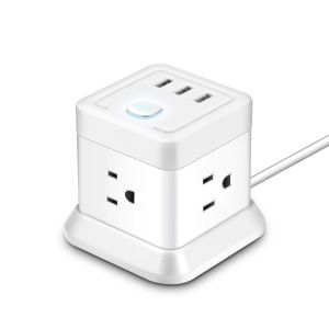 Multi Layer Outlet Plug Adaptor Power Socket Tower with Customized 2500W Rated