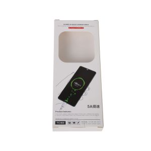Flash Charging Data Cable Box Folding Carton Box Customization