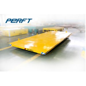 Rail Electric Flat Crossover Transfer Custom Material Handling Carts Tow Cable