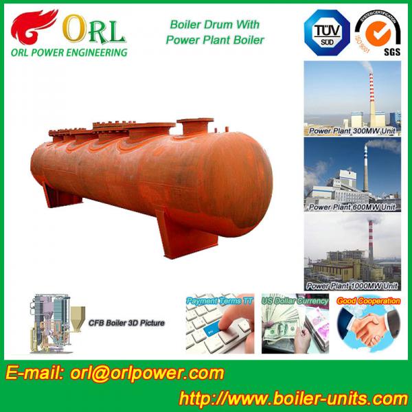 100 Ton biogas boiler mud drum ORL Power ASME certification manufacturer