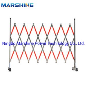 Road Isolation Retractable Fence With 0.3-3.2m Width Adjustable Flexible Barrier