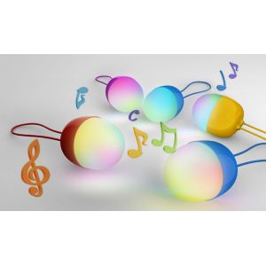 Flash LED light portable speakers bluetooth speaker for Christmas