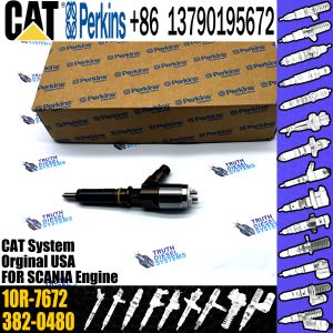 Wholesale C4.4 C6.6 323D excavator engine parts for CAT Caterpillar fuel injector 3200680 320-0680 10R7672 10R-7672 2645A747 from china suppliers