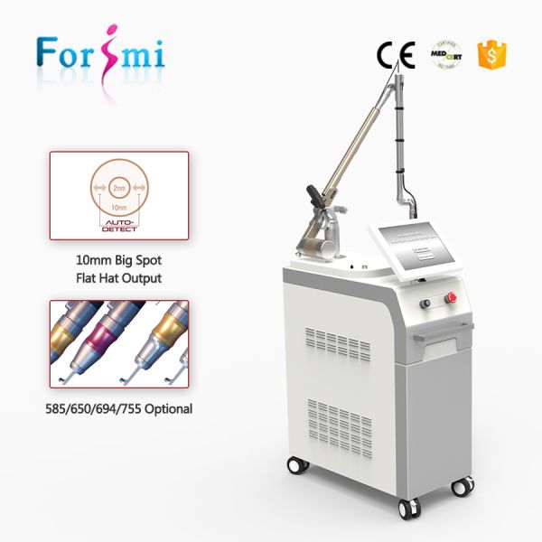 CE approved 2000W high power 4ns pigment eyebrow yag laser tattoo removal machine