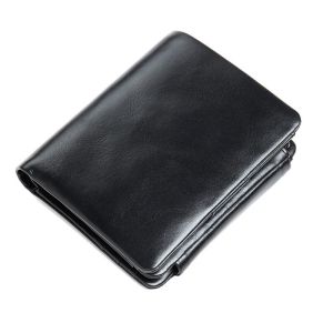 Multi-Function Large Capacity Men's Wallet in Retro Casual Style with RFID