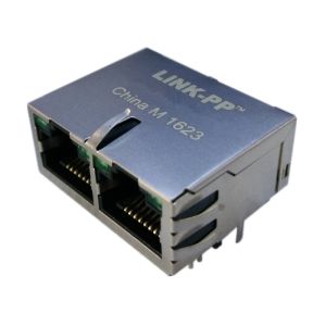 Wholesale Pulse JG0-0024NL Replacement UTP RJ45 2x 10/100/1000 Base-T Tab-UP Module from china suppliers