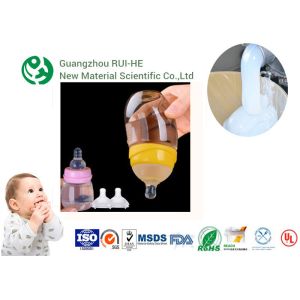 High Transparent Liquid Silicone Rubber For Baby Nipple LSR 6250-50 Shore A 50