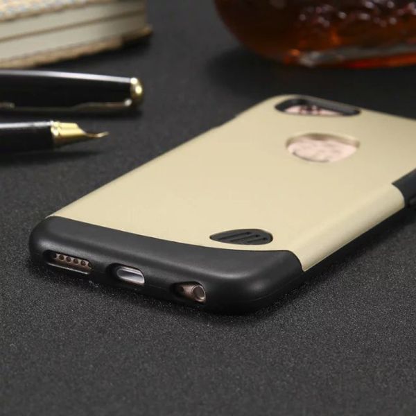 Hard PC+TPU Special Anti-drop Back Cover Cell Phone Case For iPhone 5 5s 6 6s Plus