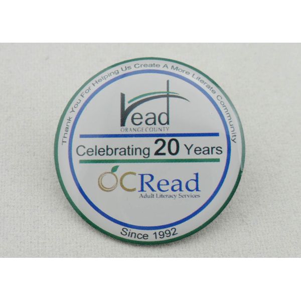 Offset Printing Brass / Aluminum / Stainless Steel Lapel Pin, Enamel Pins Custom