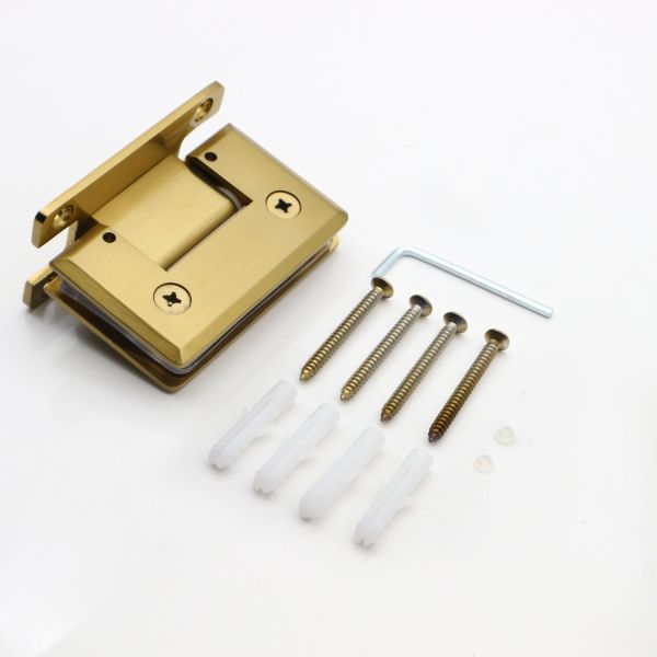 Self Closing Glass Hinge 135 for 8mm Glass Doors Satin Steel Door Window Polish Hinges