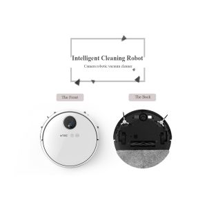 Quiet Medium Pile Carpet Robot Vacuum , Auto Recharging Intelligent Vacuum