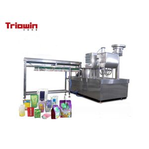 Automatic Pouch Packaging Line Doypack Packing Machine 3000 To 60000 Bags / H