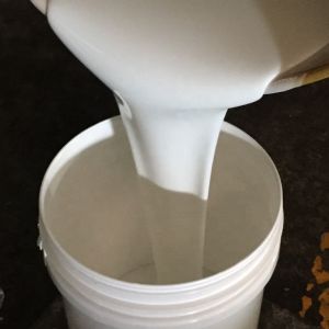 Soft White Tin Cure RTV2 Silicone Rubber For Pot Molds Making