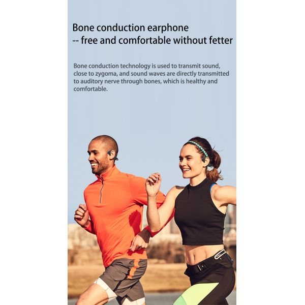 XZH Revolutionary Open-Ear 360 Comfortable Bone Conduction Wireless Earbuds for All Day Wear