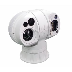 Multi-Sensor IOT Smart 640x512 PTZ Thermal Imaging Camera for Temperature Alarm