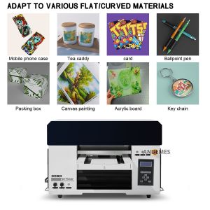 Uv Printer 30cm for Multi Color Roll to Roll Sticker DTF Printing and Cup Wrap