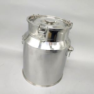 Wine Farm Storage Use Stainless Steel Milk Container with lid 11 Litre