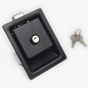 XK101BS Recessed Door Paddle Lock Latch With Keys For Truck Trailer Container