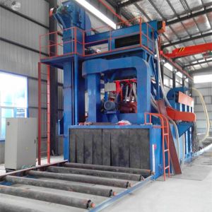 Roller Conveyor Automatic Sandblasting Machine , Shot Blaster Machine Compact