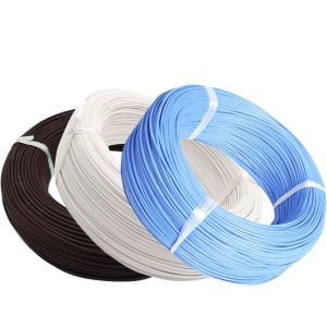 High Temperature Silver Plated Copper PFA Insulated Wire with Multiple AWG Sizes