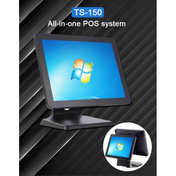 ODM POS Billing Machine For Supermarket Restaurant Dual Touch Screen