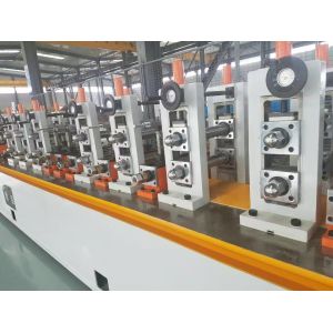 Precision Tube Mill ERW Pipe Machine 25-76mm High Frequency Welding