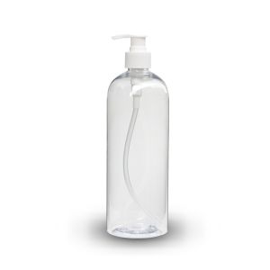 Wholesale 750ml Clear Bullet Plastic Hand Soap Pump Bottles Easy To Dispense OEM from china suppliers