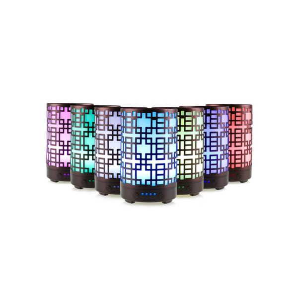 250ml Metal Spa Scent Diffuser , 12W RGB Color Changing Oil Diffuser