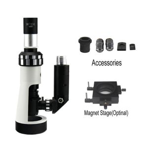 10X Eyepiece Handheld Portable Metallurgical Microscope