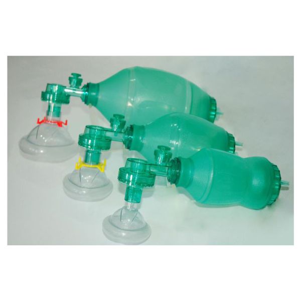 Quality Disposable Manual Pulmonary Resuscitator Mpr Bag With Oxygen Inlet And Mask Portable SEBS for sale