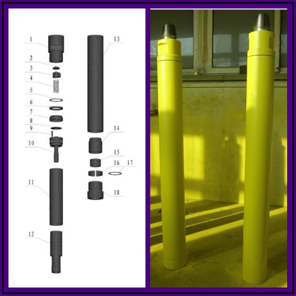 Tungsten Carbide DTH Drilling Tools for Underground Mining