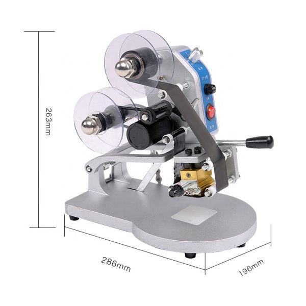 Quality Manual Operated DY-8 Hot Stamping Date Coding Machine Easy to 2 Line Capacity for sale