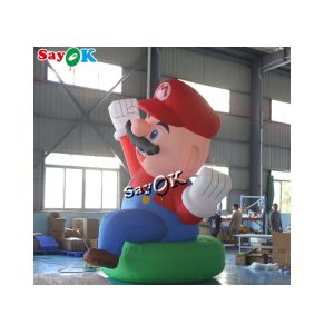 4m 13ft Giant Oxford Inflatable Super Mario For Festival Decoration