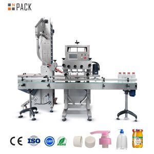 Cosmetics Automatic Hand Soap Plastic Bottle Capping Machine With Trigger Cap