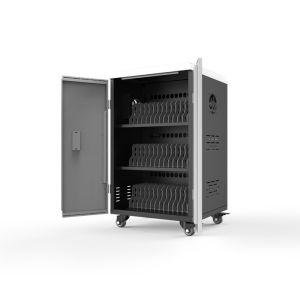 Wholesale 42 Ipad Charging Cabinet ABS Tablets Charging Cart 1mm Galvanized from china suppliers