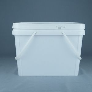 20kg Square Plastic Bucket Customized For Anti Stone Paint