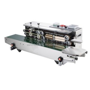 2025 Easy Operation Horizontal Electrical Food Bag Zipper Type Pouch Heat Band