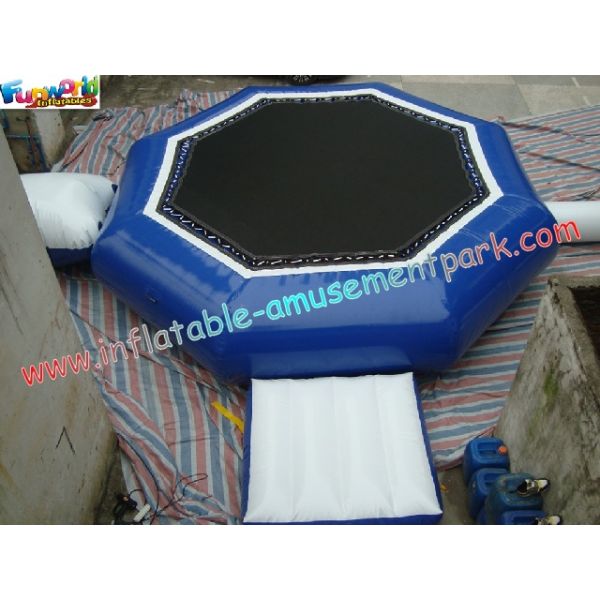 0.9mm PVC Large Inflatable Water Toys By Trampoline For Swimming Pools