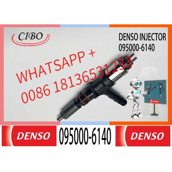 SAA6D140E-5 Engine Injector 095000-6140 for PC800-8 D155AX-6 6261-11-3200 Fuel