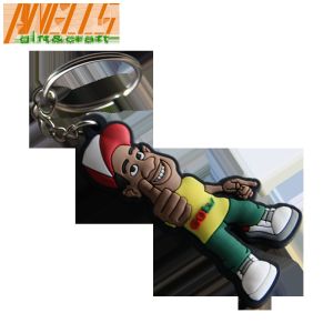 Waterproof Pantone PVC Key Chain Flexible PMS Unbreakable Motorcycle