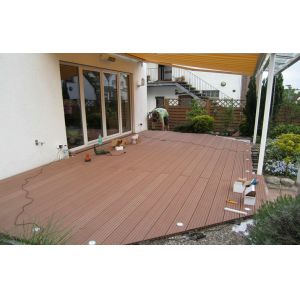 Wholesale Durable WPC Decking Flooring , Engineered WPC Decking Lumber Board from china suppliers