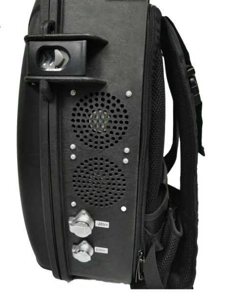 8-Band Backpack Drone Jammer 500-1500m Range 50W Output