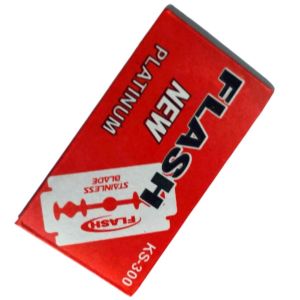 Custom logo stainless steel double edge razor blade