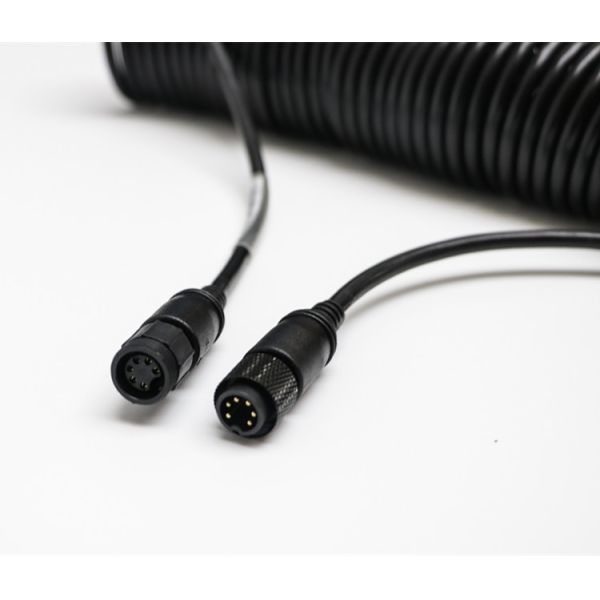 TPU Material 6 Pin Truck Electrical Cable For Car Rear View Camera Audio And