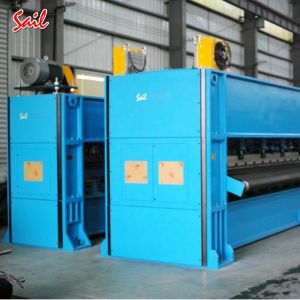 High capacity nonwoven geotextile fabric making heavy structure needle punching