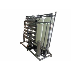 Vertical Drinking Water Treatment Plant , Reverse Osmosis Water System With UV