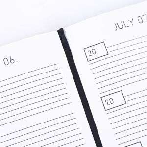 A5 Laminated Hardcover Notebook Printing 365 Pages Daily Schedule Journal Agenda